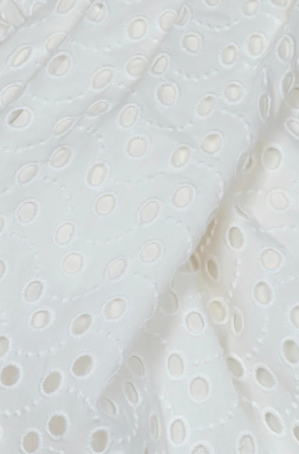 Crop Top Vereda white Eyelet