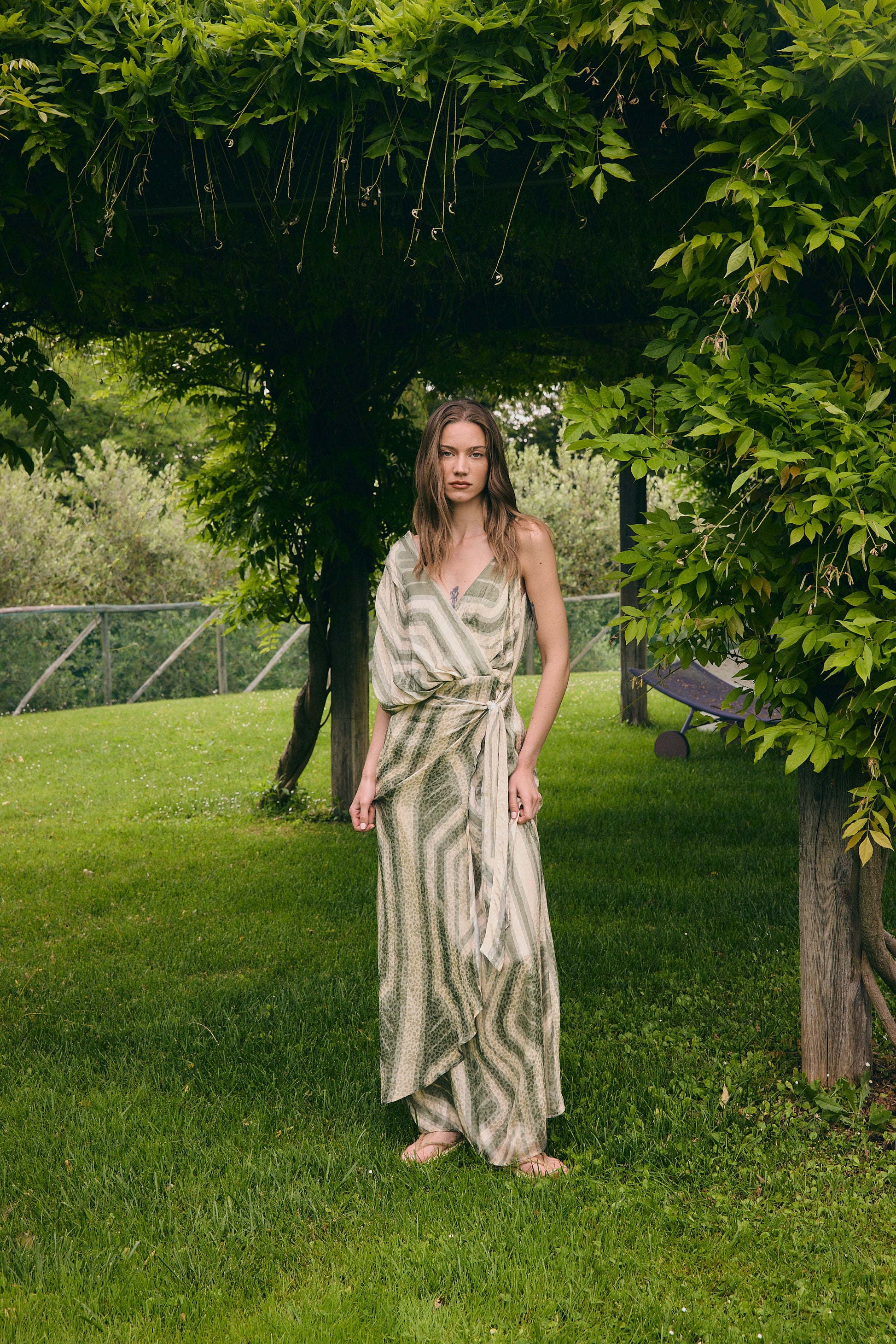 Naira Dress Sage Green