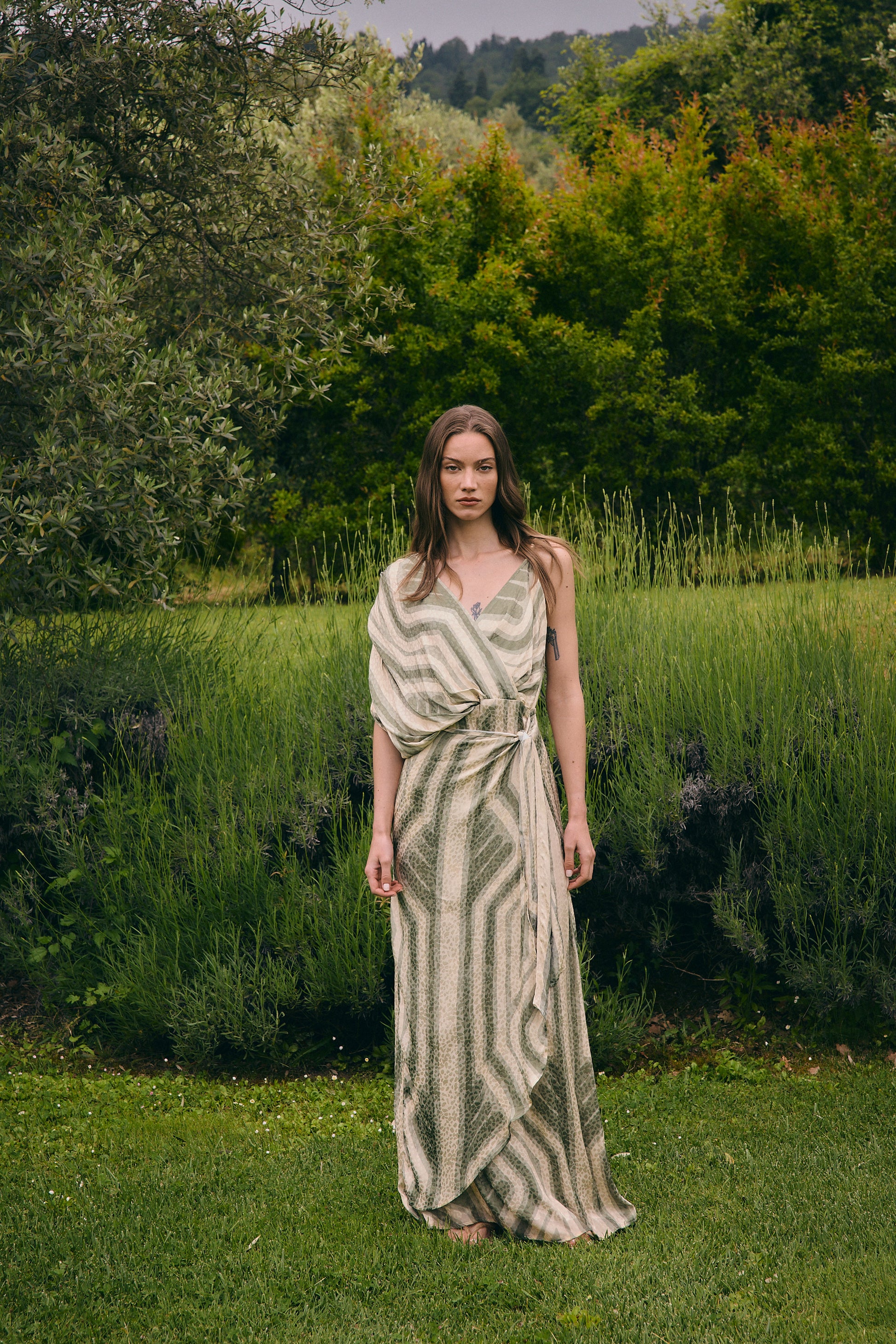 Naira Dress Sage Green