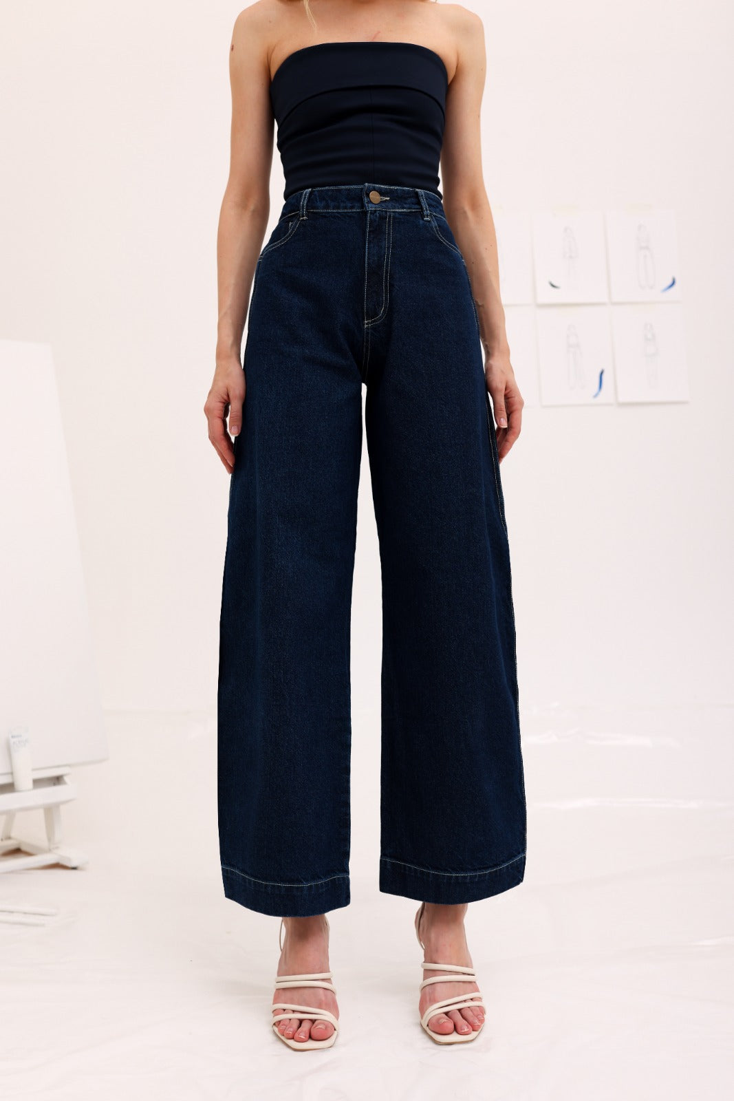 Indigo Balloon Jeans